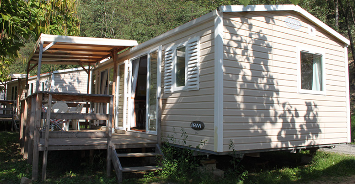 Mobile-Home Standard 32m² – 3ch – Terrasse semi-couverte